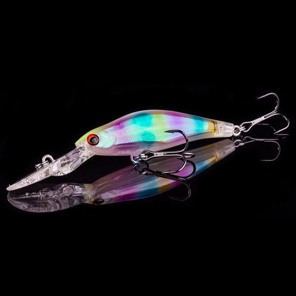 

1pcs minnow fishing lure laser hard artificial bait 3d eyes 9cm 7.3g fishing wobblers crankbait minnows wmtatb yyysports