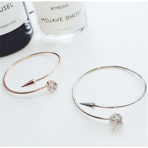 

tail bangle cubic zirconia open you are beautiful gift for women friend1, Black