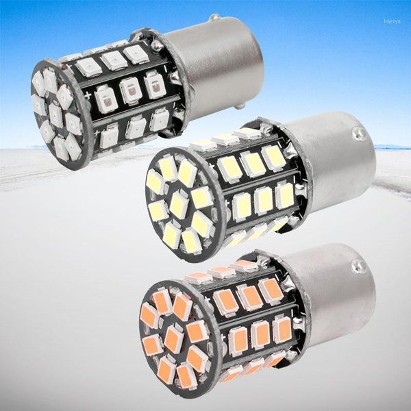 

4pcs 1156 ba15s p21w 7506 33 led 2835 smd car tail bulb brake light auto reverse lamp daytime running light red white yellow 12v1
