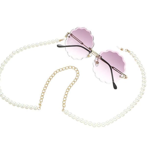 

2020 chic women reading pearl glasses chain eyeglass chain eyewear cord holder neck strap sunglasses rope cord gifts h jllfxu