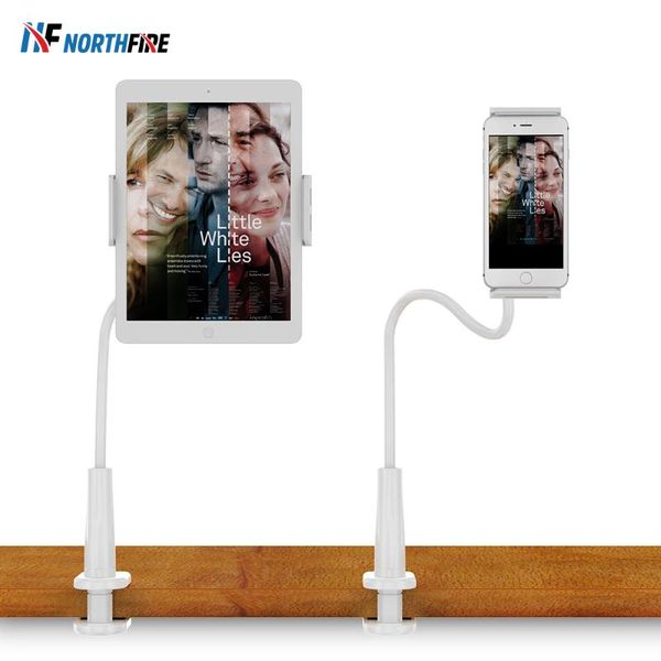 

mobile phone holder desk tablet stand flexible long lazy phone holder deskbed tablet selfie mount bracket for 4-10