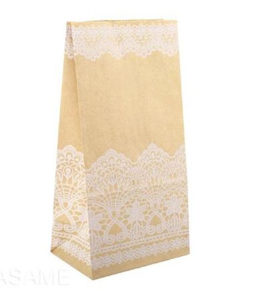 

10 pcs kraft paper bags wedding party favor treat candy buffet bag envelope gift wrap 10 pcs bbyxth lipper