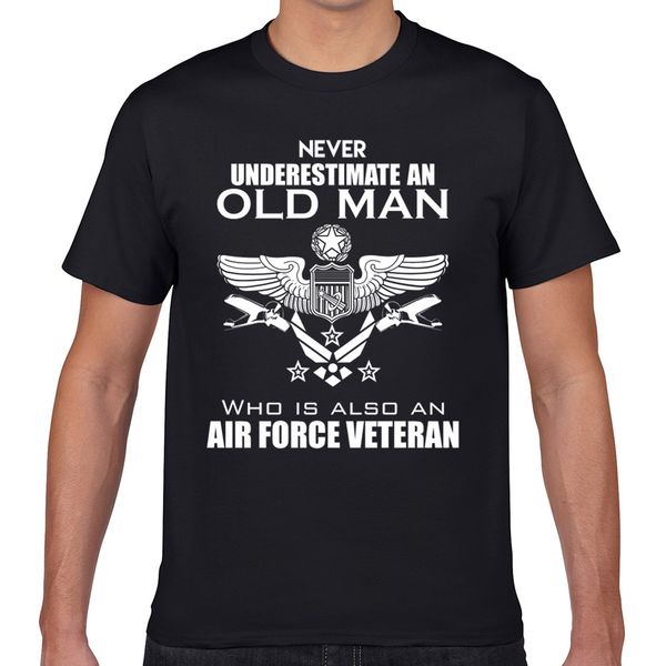 

t shirt men old man air force veteran vogue vintage geek cotton male tshirt xxxl sport hooded sweatshirt hoodie