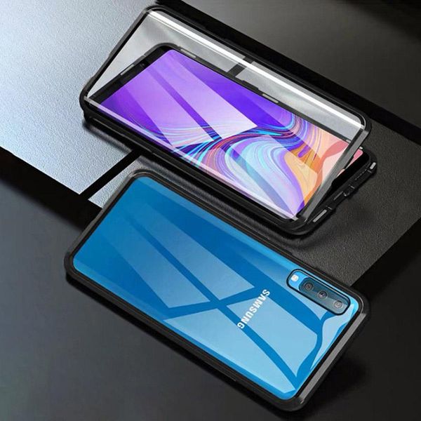 

double side glass magnetic metal case for samsung galaxy note 10 lite m21 a21s a31 m31 a11 m11 a41 s10 lite a30s h sqcrlf