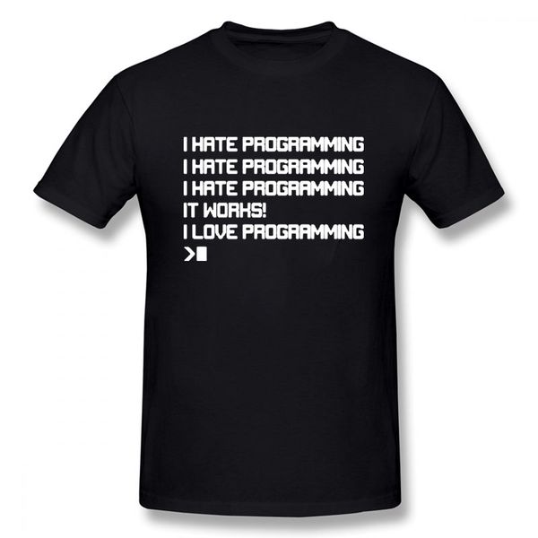 

sport i hate programming web pc programmer coding code new funny t shirt men short sleeves hip hop oversized o-neck cotton t shirts