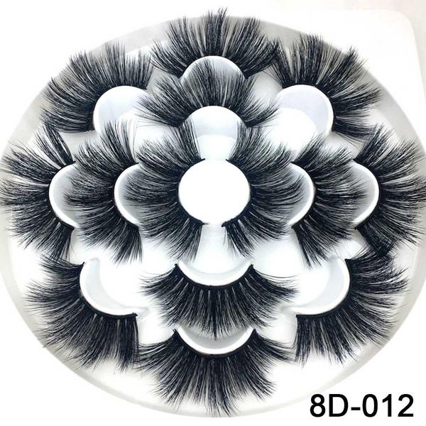 

7pairs 25мм норка ресницы длинные ресницы природные 3d искусственные ресницы норковые драматический поддельные ресницы макияж ресницы extens