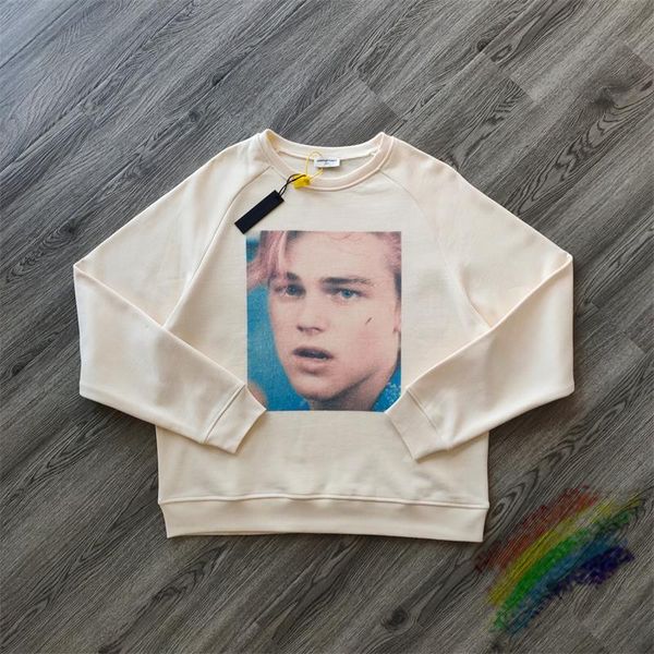 

beige sweatshirts men women 1 digital printing crewneck hoodie, Black