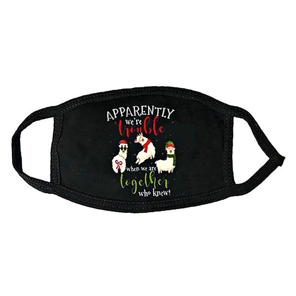 

new women 4@ party men printing and reuse outdoors reusable dustproof breathable christmas mask