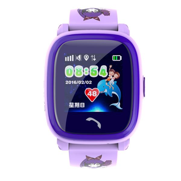 

children's zhimeide df25 intelligent positioning watch ip67 deep waterproof touch screen card student telephone, Blue