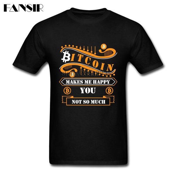 

bitcoin мужские футболки top проектирование с коротким рукавом рубашки мужские crewneck человека делает меня счастливым команда одежда спорт