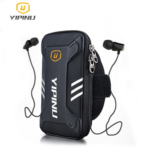 

yipinu waterproof small fitness running wallet jogging phone holder purse armband gym arm bag sports accessories 4-6 inch