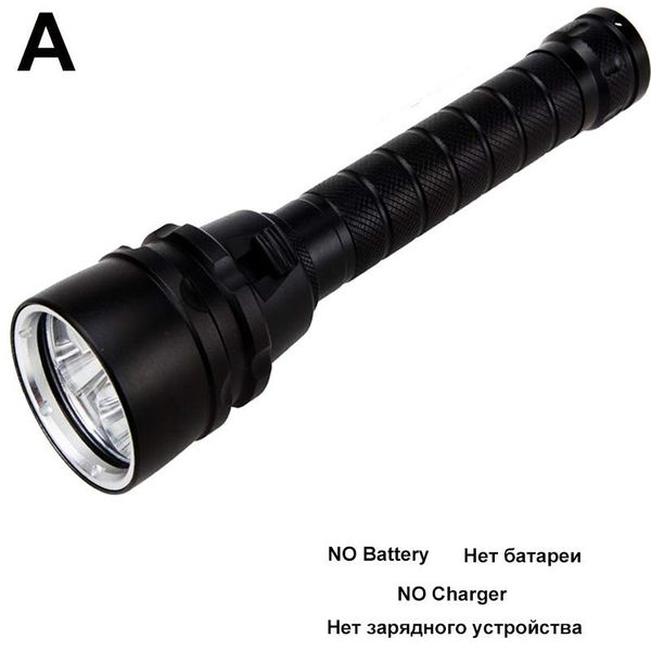 

ezk20 dropshipping diving flashlight t6 underwater flashlights 100m scuba safety dive light torch for under water sports bbycgg alice_bag