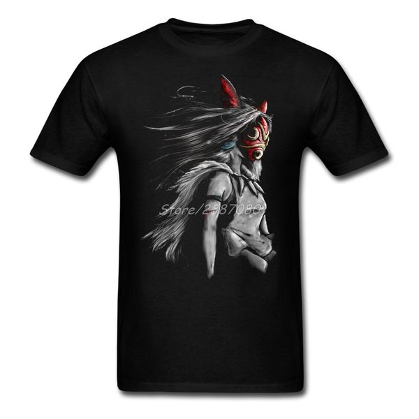

princess mononake wolf anime t shirt xxxl custom short sleeve men's clothes summer rock o-neck funny t shirts sport hooded sweatshirt h