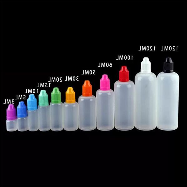 

plastic dropper bottle 3ml 5ml 10ml 15ml 20ml 30ml 50ml 100ml ldpe bottles with childproof cap