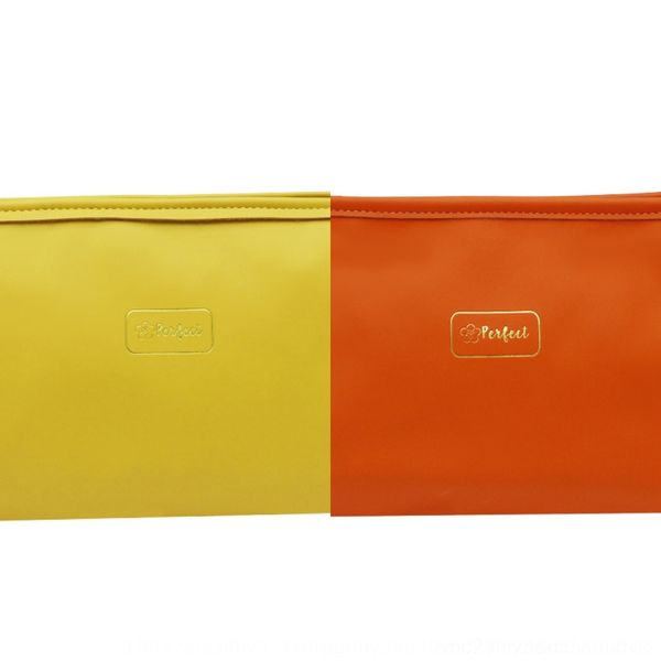 

rubjq yangba environmental capacity bag large protection foldable cosmetic bag bronzing women's pu cosmetic leather waterproof acgtx