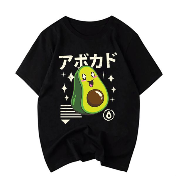 

kawaii avocado mens tumblr woman summer fashion short sleeve homme clothing 2020 sport hooded sweatshirt hoodie men t shirt