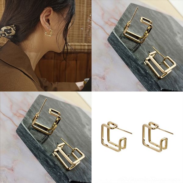 

zwmg round new york stylist 2019 women famous pave earring fashion crystal drop earrings good quality stud earring earrings earrings, Golden