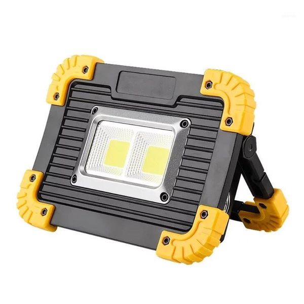 

wireless 18650 battery power bank portable rechargeable cob led work light1