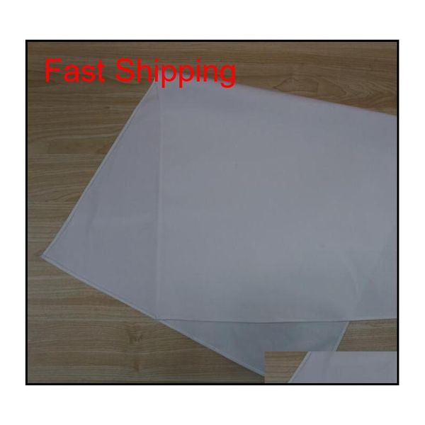 

50x70 cm pure white plain woven cotton canvas 220gsm hand rolled blank tea towel wit qylcbq bdenet