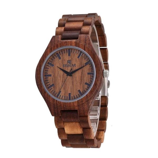 

watch men's walnut business quartz wood watch international, Slivery;brown