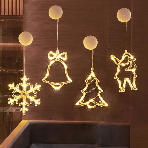 

2021 bell window decorate shop christmas scene tree ornament trinket pendant new