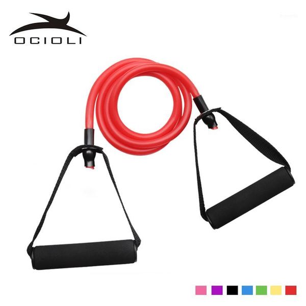 

120cm elastic resistance bands yoga pull rope fitness workout sports bands yoga rubber tensile pull rope expander banda elastica1