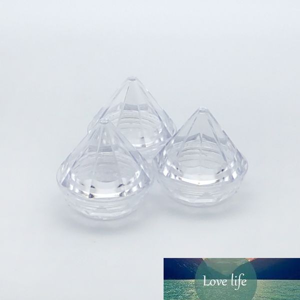 5G bottiglia di riempimento in plastica trasparente glitter per unghie paillettes in polvere lattine vuote piccola scatola per gioielli con perline