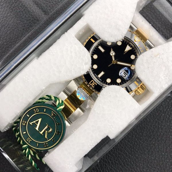 

ar завод v3 eta2836. eta 3135 топ часы сапфировое стекло механические автоматические часы керамические безель циферблат luminous водолазный, Slivery;brown