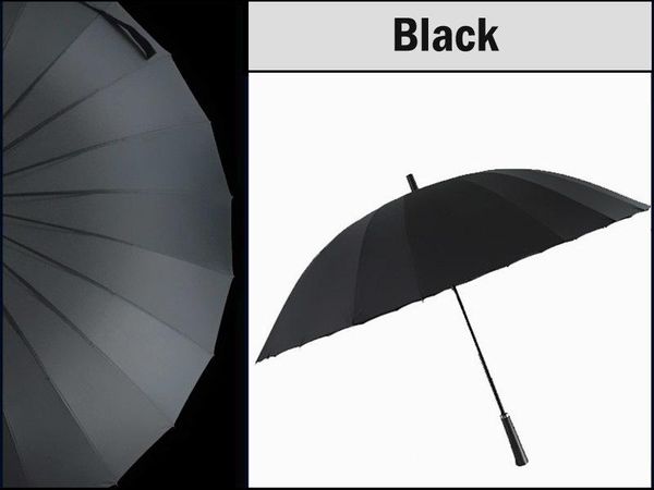 

fghgf 24k golf rain windproof male gentleman walking stick men women long handle colorful large umbrella non matic lady bbyfuq packing2010