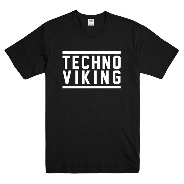 

techno viking printed mens black underground club music awakenings tee fashion round neck tee sport hooded sweatshirt hoodie t shirt
