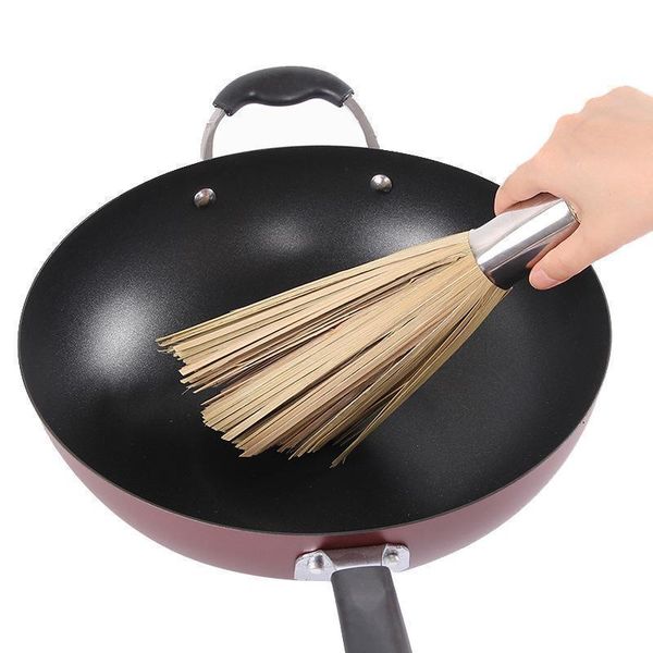 

natural bamboo pot brush non stick oil iron pot brush kitchen multi function dishwashing cleaning brush pot artifact h wmtubt