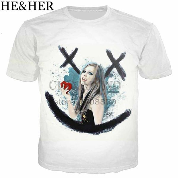 

new popular avril lavigne wom 3d 3d print shirts graphic kawaii anime men clothing