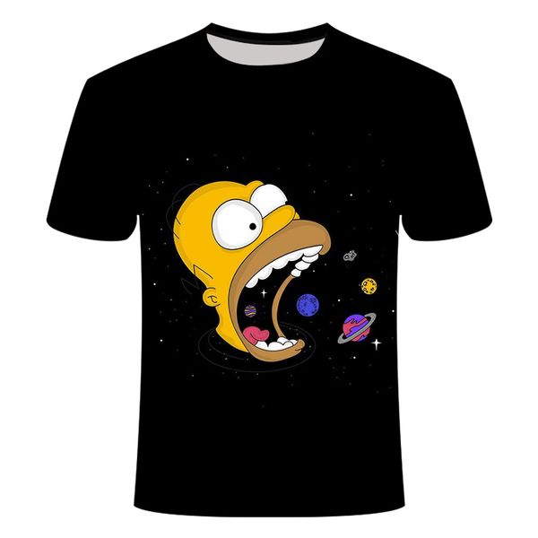 

new simpson 3d anime chinese printed mens male clothing 3d print shirts funny hippie humor men clothing