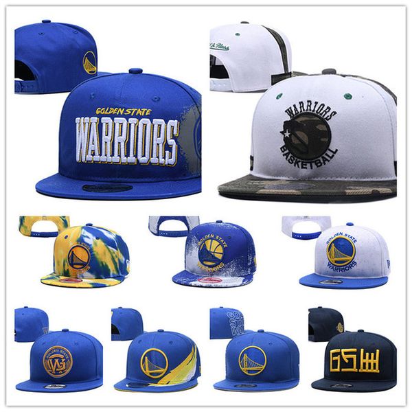

2020 golden state warriors men women youth cap new era official team color 9fifty snapback adjustable basketball hat blue, Black