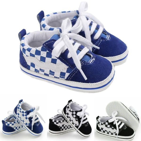 

new canvas classic sports sneakers newborn baby boys girls first walkers shoes infant toddler soft sole anti-slip baby shoes