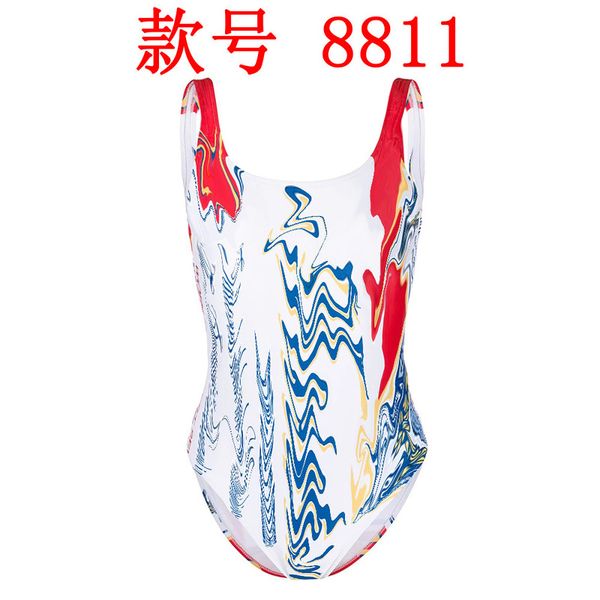 

2020 новая буква sexy print one piece bikini купальник для женщин