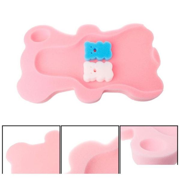 

baby bath sponge cushion safety comfort anti bacterial non qylqrd bdebaby