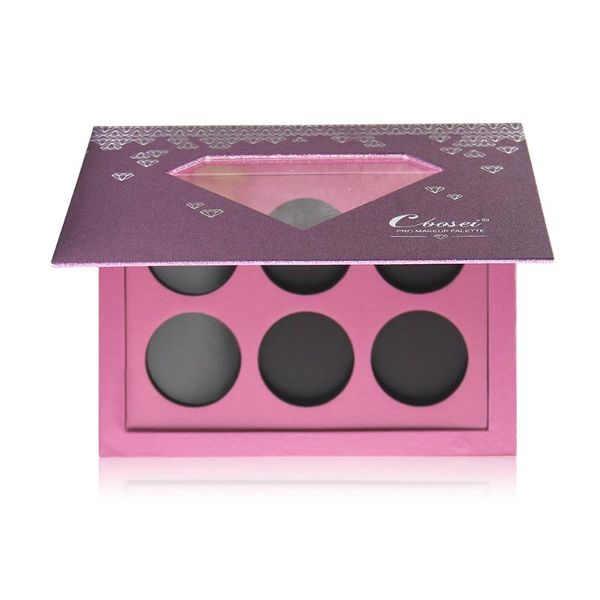 

coosei eyeshadow magnetic palette purple makeup diamond palette diy refill 6pcs 36mm size eye shadows 161*120mm cp6-001