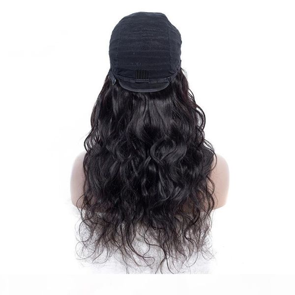 

10a brazilian human hair 4*4 frongal lace wig body wave 360 lace frontal 150% density, Black;brown