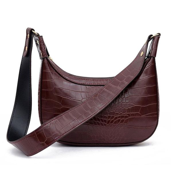 

cross body retro stone pattern shoulder bag designer handbags and purses pu leather crossbody bags for women fashion lady hand