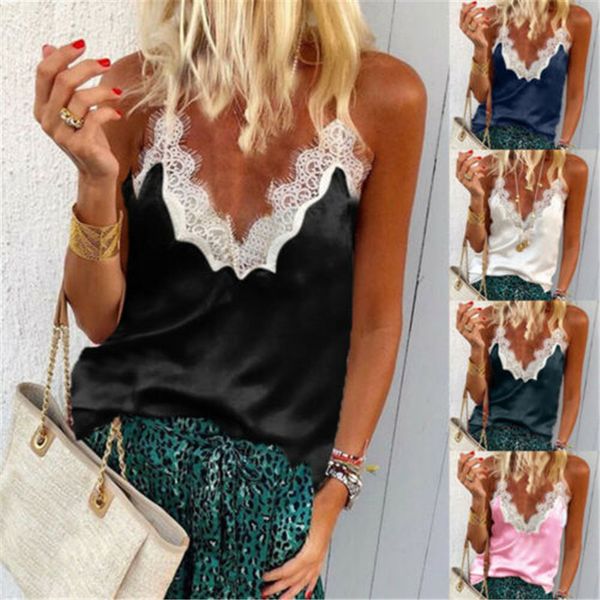

ampere silk froth and knitted lace for women's use, soft unloader with v-neckline, outdoor clothing, club, new collection, summer, White;black