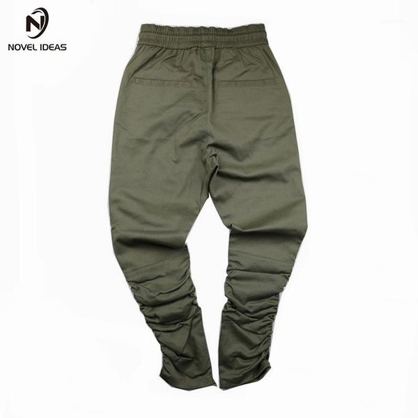 

novel ideas 2018 spring hip hop side zipper pants fashion pencil pants men sweatpants skinny trousers1, Blue