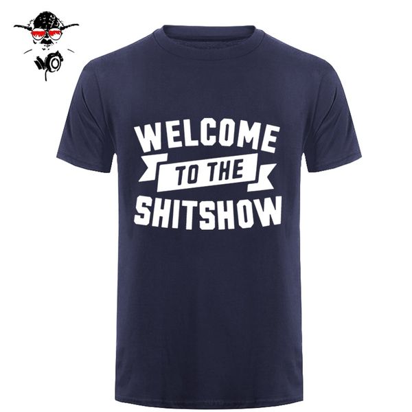 

спорт добро пожаловать на shitshow творческого напечатанного письма мужской футболки майку для мужчин new cotton casual лучших tee camisetas