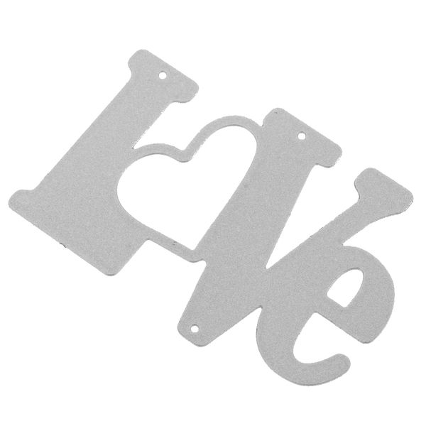 

любовь резки металла dies трафареты для diy выбивая бумажных карт craft