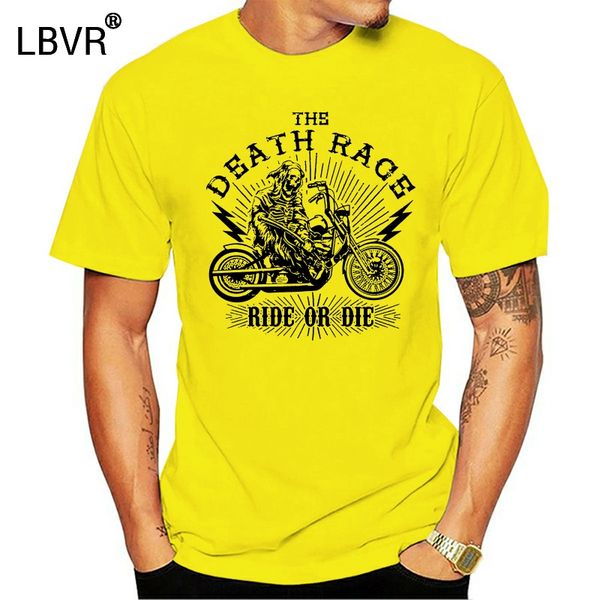

death race футболка мужская мрачный жнец поездку or die байкер top tee tshirt майка спортивная с капюшоном hoodie