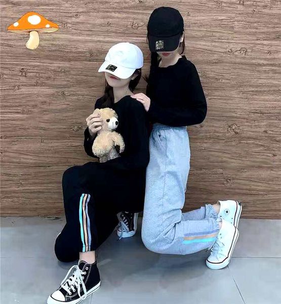 

fashion men women pants for spring autumn casual mens jogger pants new arrival streetwear womens joggers quality pants, Black