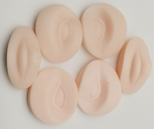 

5sets tattoo permanent makeup eyebrow lips practice 3d permanent makeup practice skin replacement 2 eyes and 1 lips training