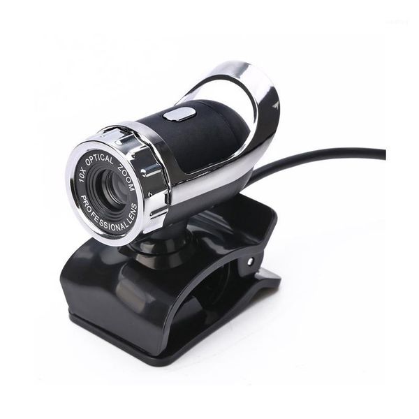 

usb 360 degrees 480p usb camera clip-on digital video webcams built in microphone for computer pc lap10pcs/lot1