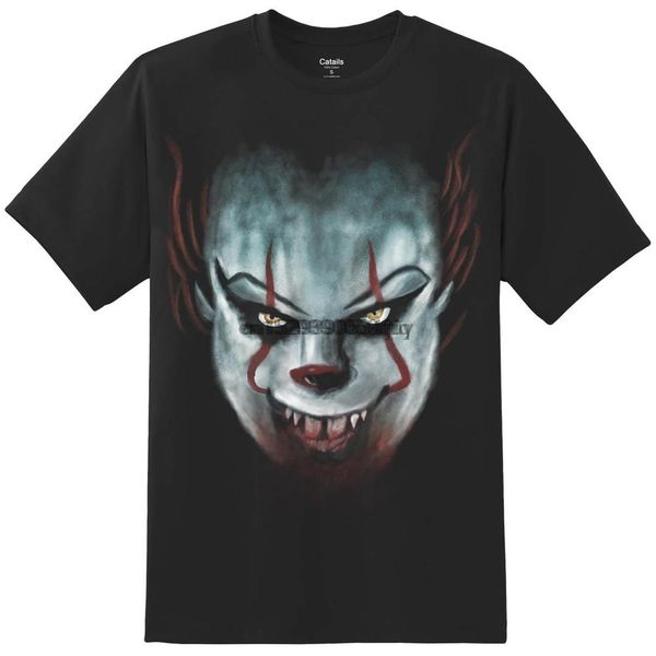 

pennywise фильм ужасов clown face макрофотография tee смешной графический thriller tee новизна криминал black soft tee толстовка с капюшоном