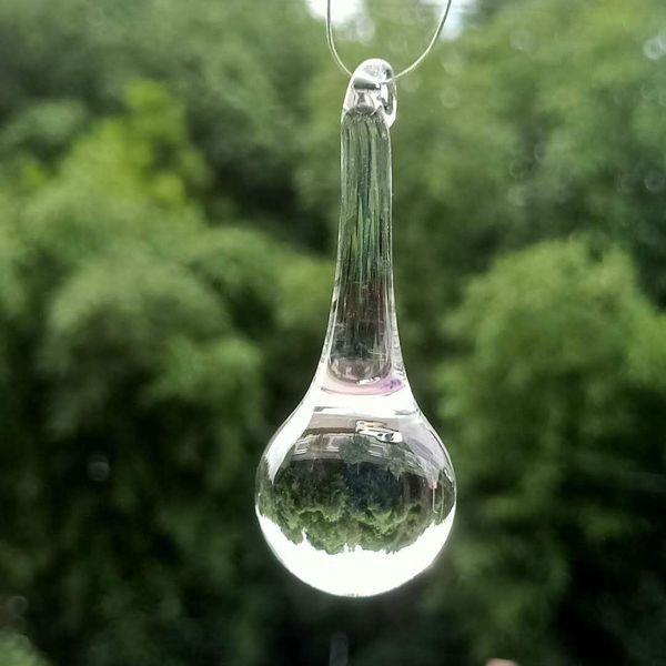 

1pc 60mm clear water drop crystals pendants diy glass beads hanging ornament for home decor chandelier crystals accessories h jllurc